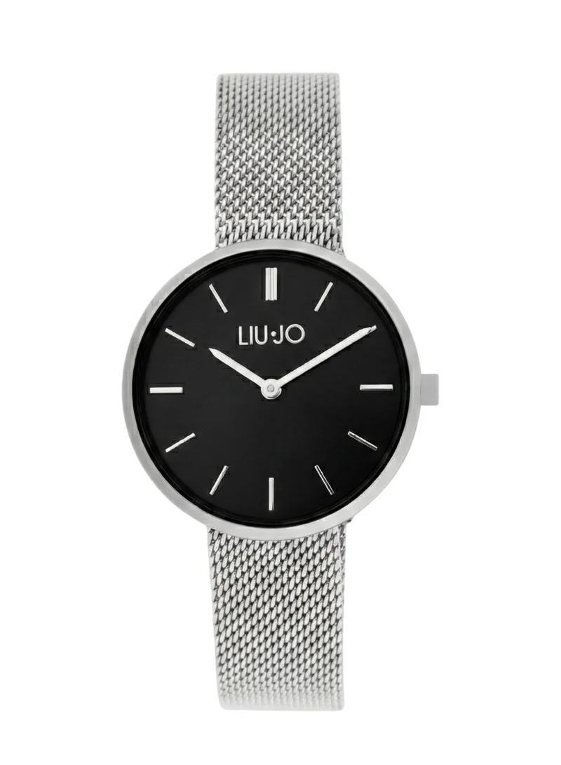 ليو جو ساعة ليو جو ستوري فضي أسود